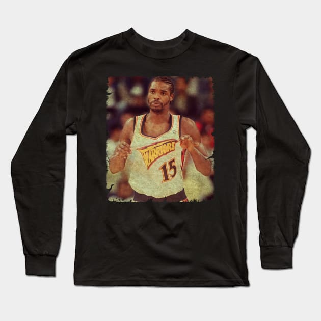 Latrell Sprewell in Warriors Long Sleeve T-Shirt by Wendyshopart